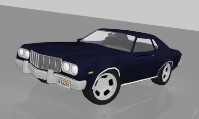 Ford Gran Torino / LowPoly